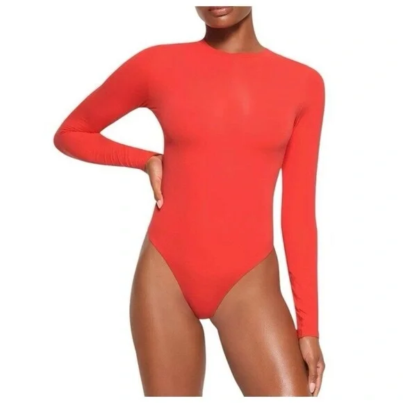 3X SKIMS fits everybody poppy Bold Red bodysuit - Picture 7 of 7